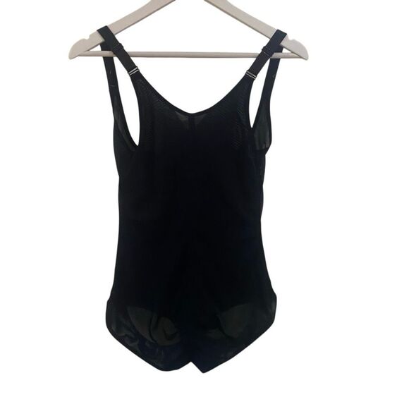 NWT Prima Valentina Scuba Panel bodysuit built in shaping panel large black - Picture 1 of 6